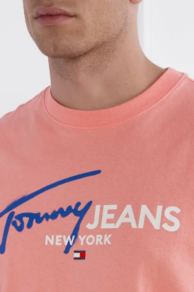 Póló | Regular Fit Tommy Jeans 	élénk piros	