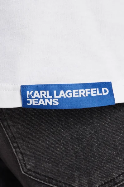 Póló | Regular Fit Karl Lagerfeld Jeans 	fehér	