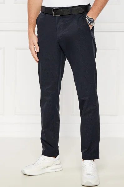 Chino nadrág P-Genius | Custom slim fit BOSS BLACK 	sötét kék	